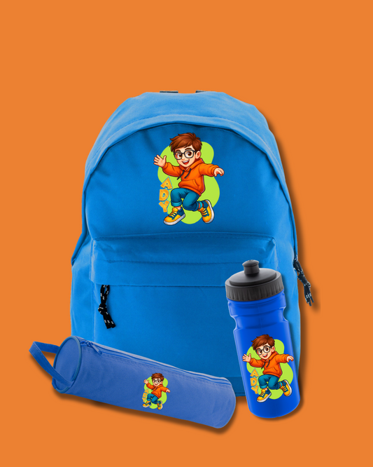 Set Back To School Orange Blue | "Ady"
