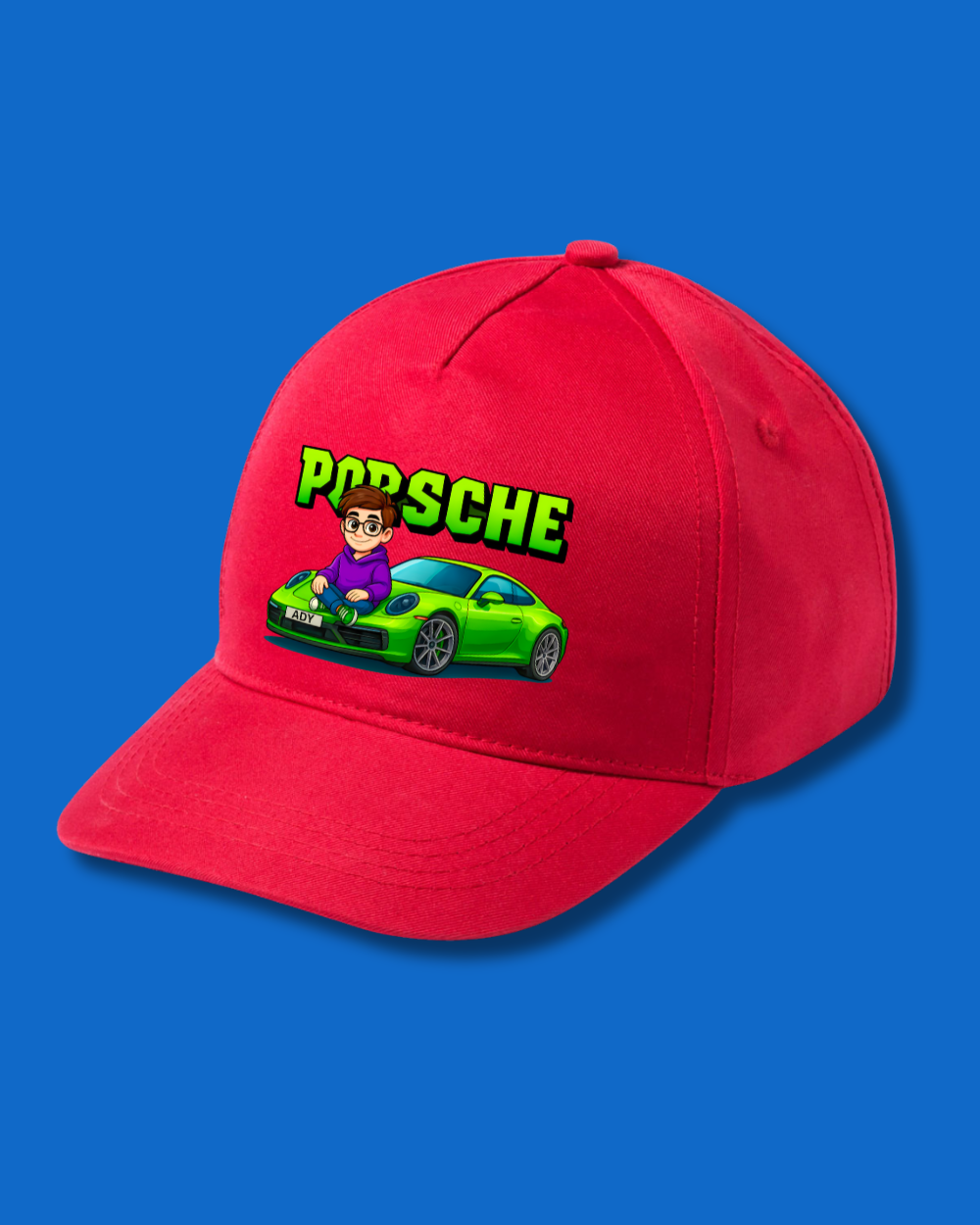 Șapcă Orange Blue | "Porsche"