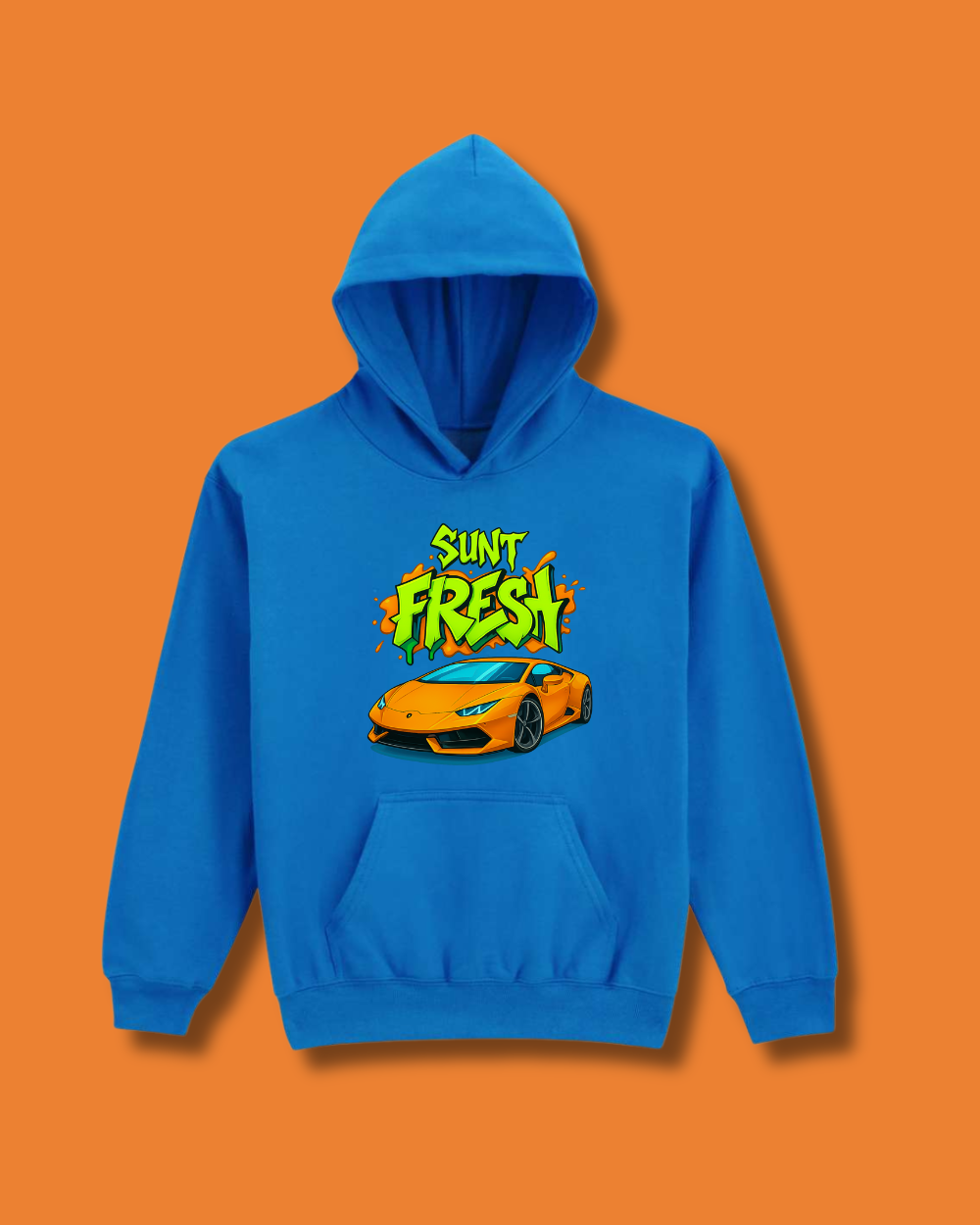 Hanorac Oficial Orange Blue | "Sunt Fresh"