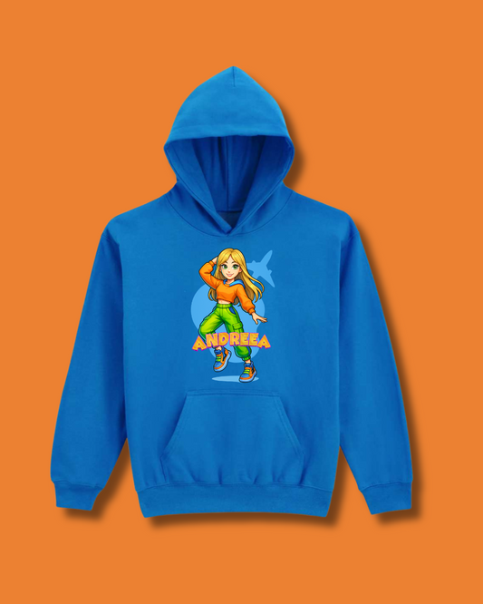 Hanorac Oficial Orange Blue | "Andreea"