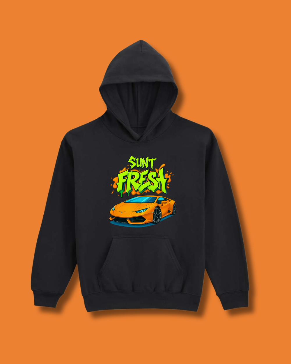 Hanorac Oficial Orange Blue | "Sunt Fresh"
