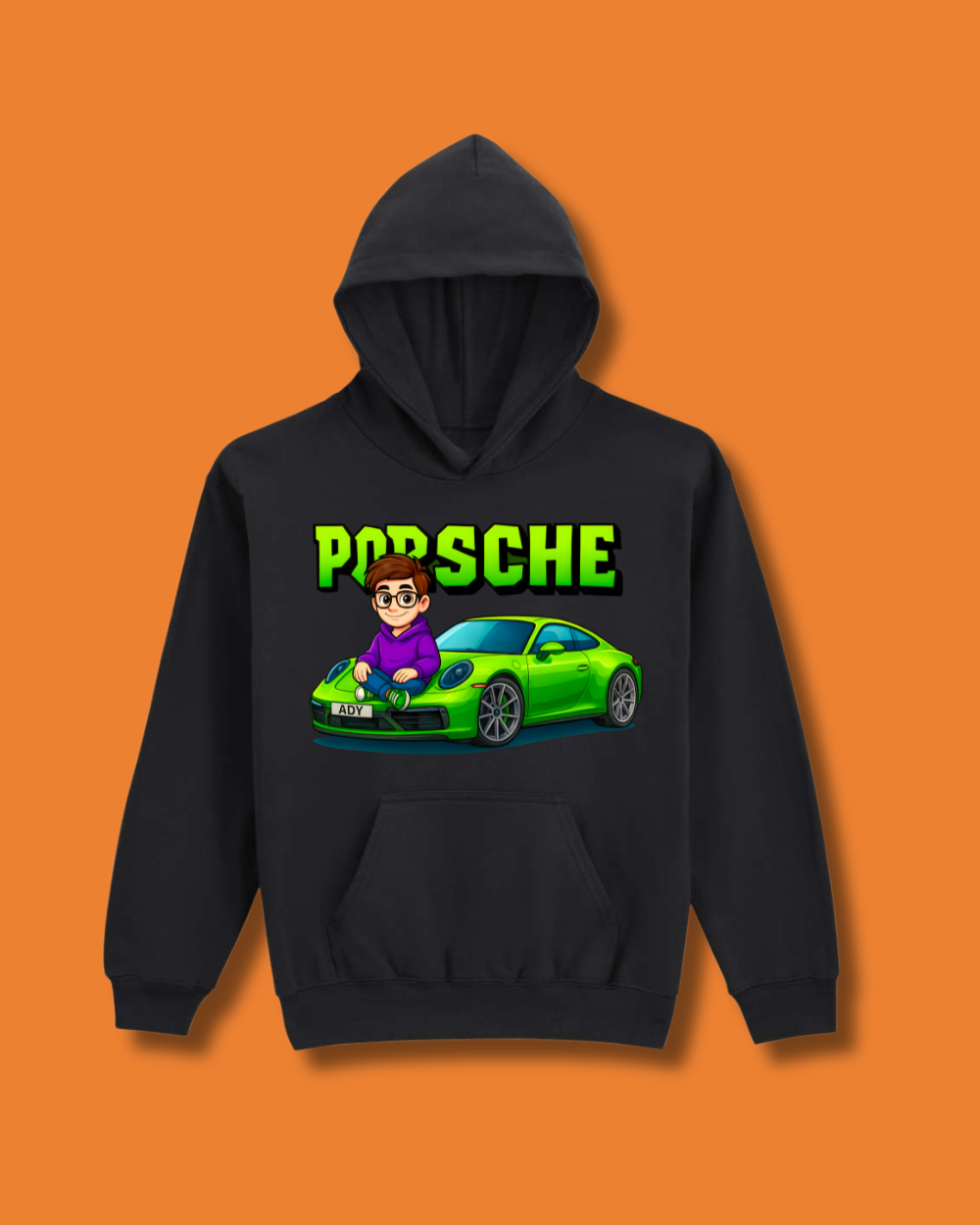 Hanorac Oficial Orange Blue | "Porsche"