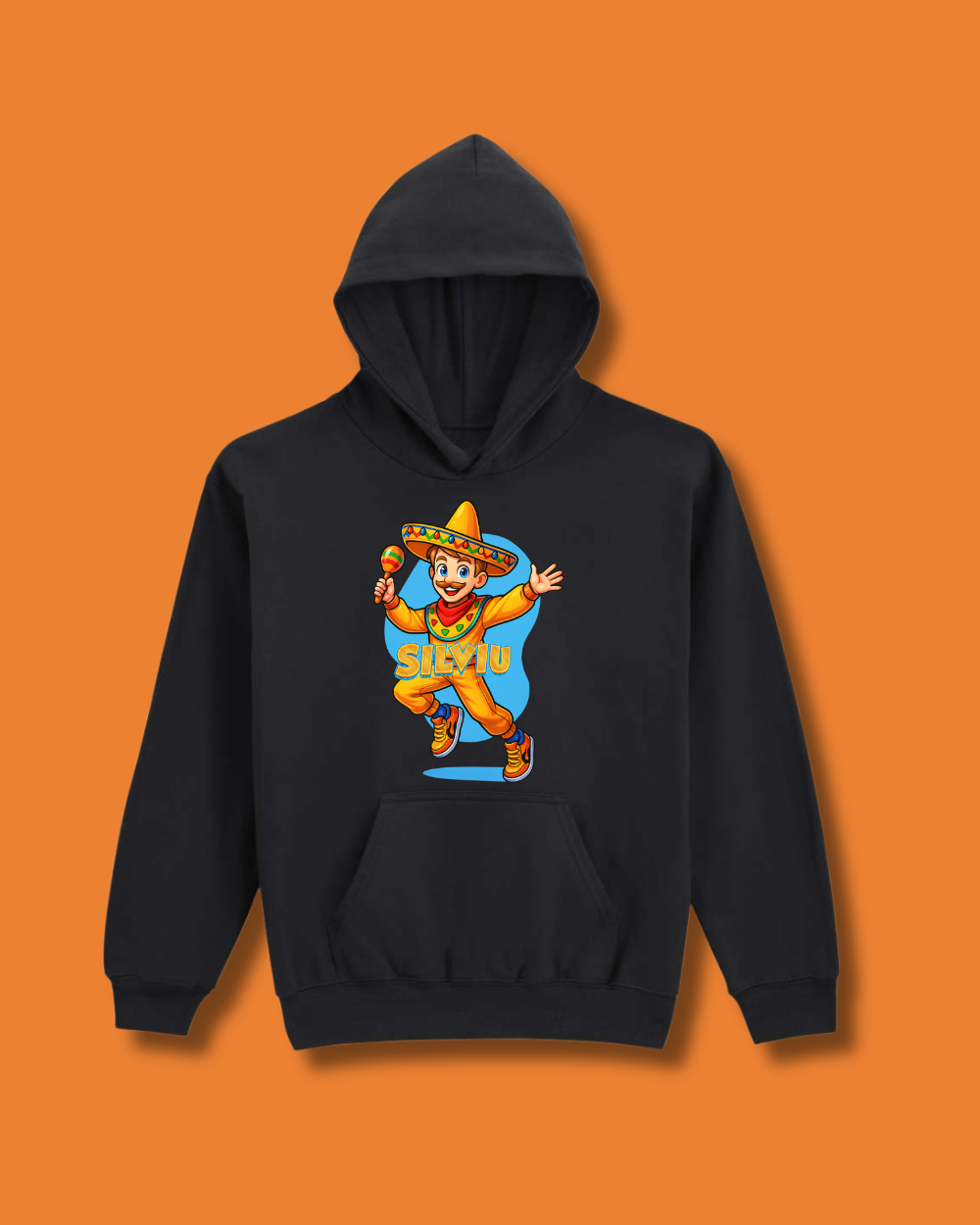 Hanorac Oficial Orange Blue | "Don Silvio"