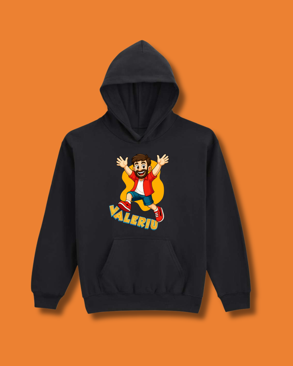 Hanorac Oficial Orange Blue | "Valeriu"