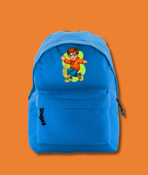 Ghiozdan Oficial Orange Blue | 
