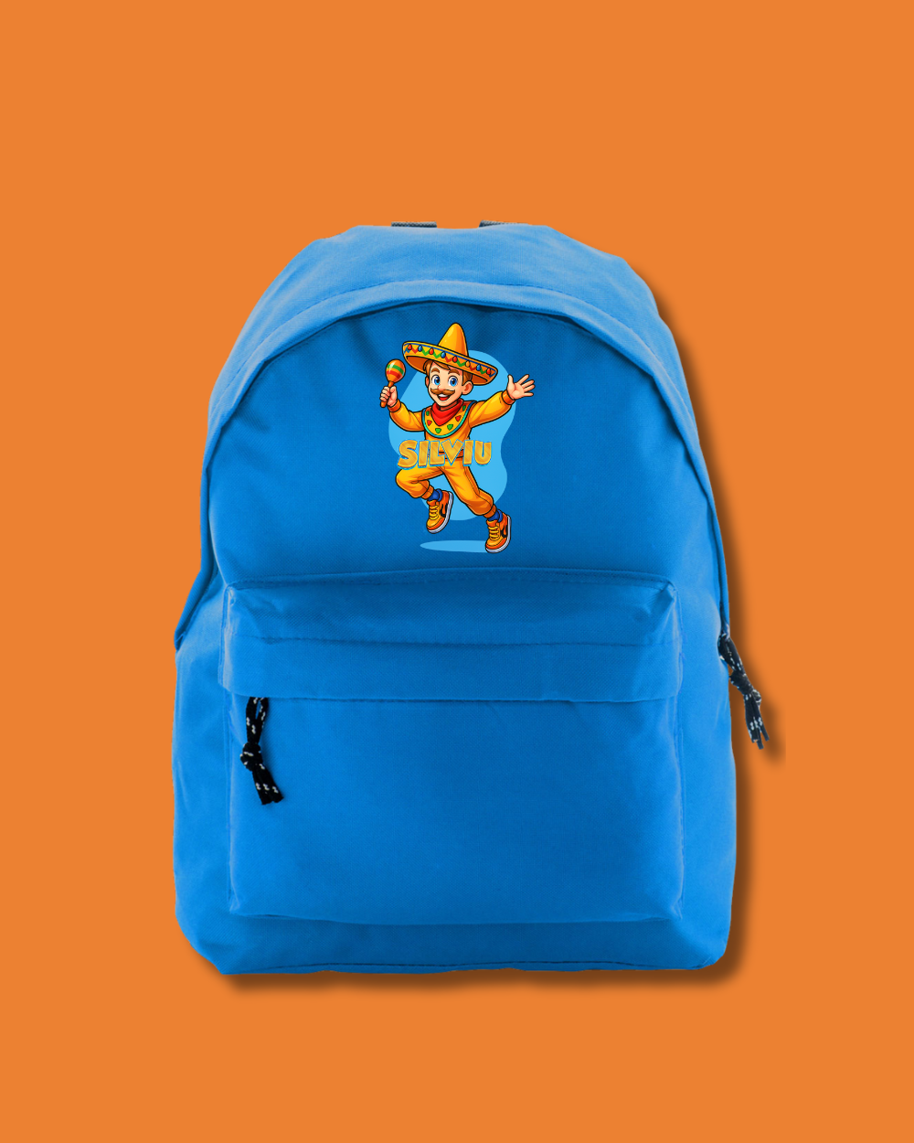 Ghiozdan Oficial Orange Blue | "Don Silvio"