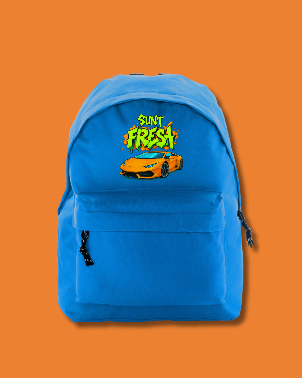 Ghiozdan Oficial Orange Blue | "Sunt Fresh"