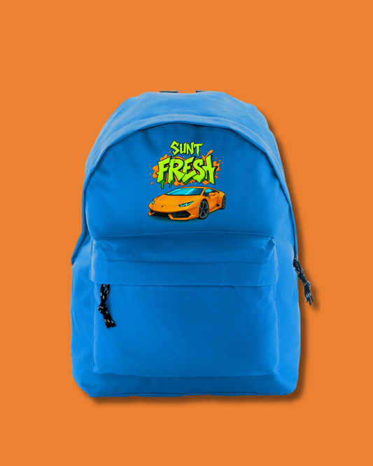 Ghiozdan Oficial Orange Blue | "Sunt Fresh"