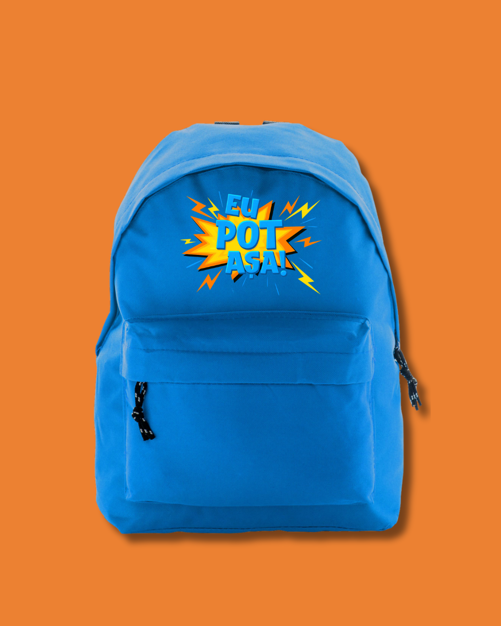 Ghiozdan Oficial Orange Blue | 
