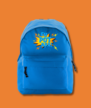 Ghiozdan Oficial Orange Blue | 
