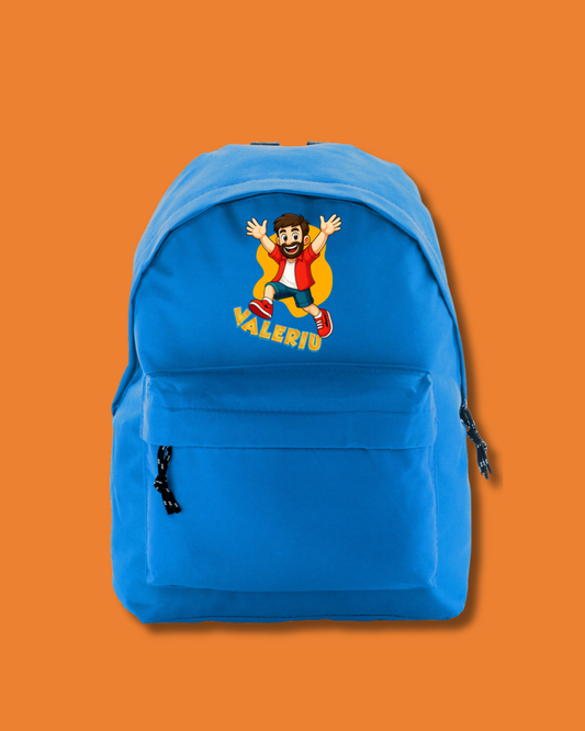 Ghiozdan Oficial Orange Blue | "Valeriu"