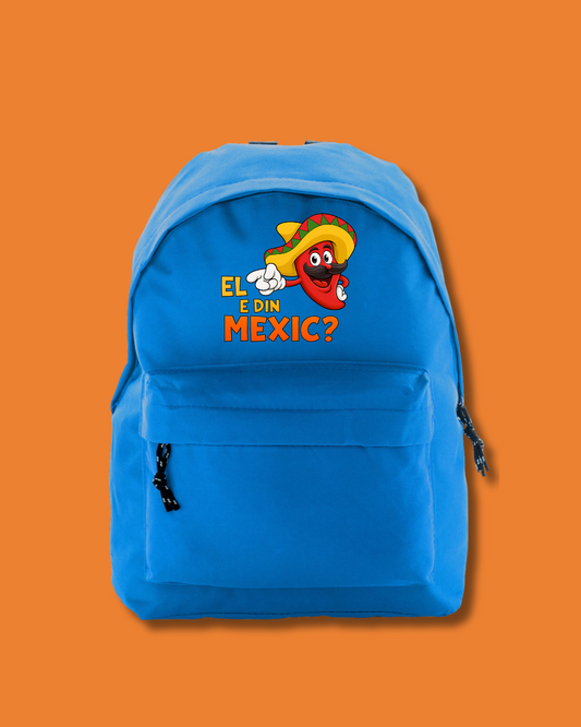 Ghiozdan Oficial Orange Blue | "El e din Mexic?"