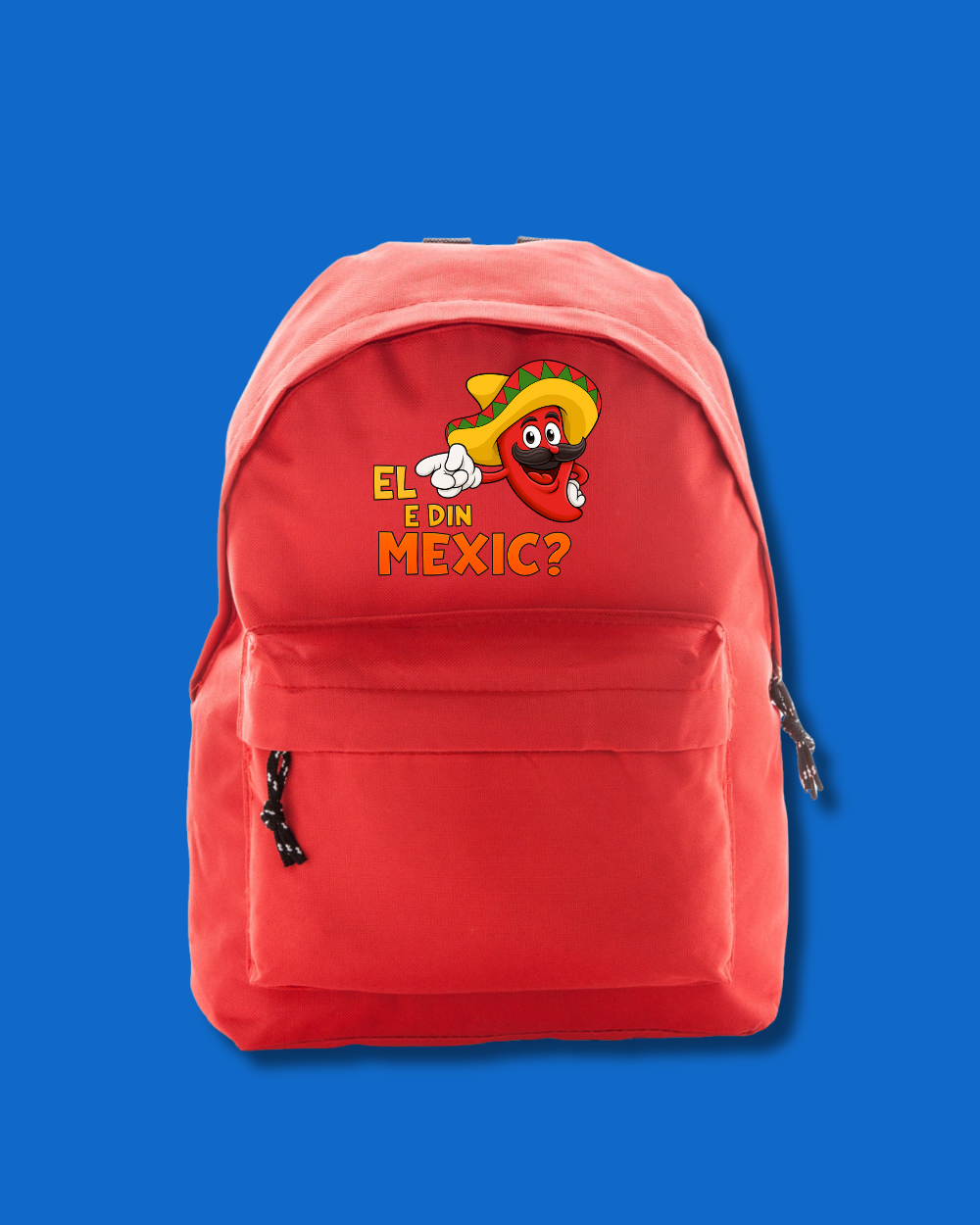 Ghiozdan Oficial Orange Blue | "El e din Mexic?"