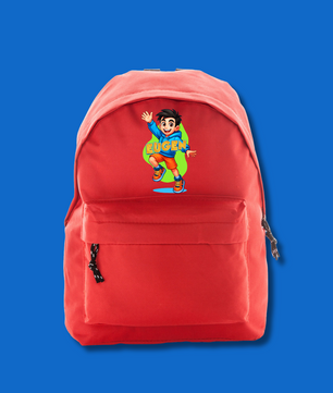 Ghiozdan Oficial Orange Blue | 
