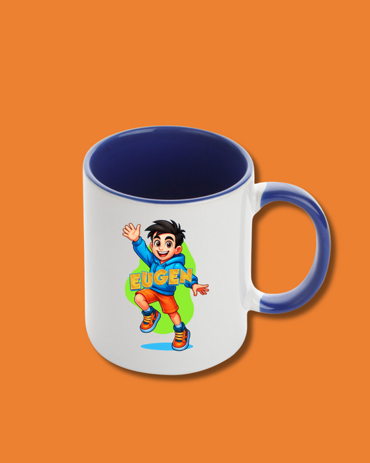 Cană Orange Blue | "Eugen"
