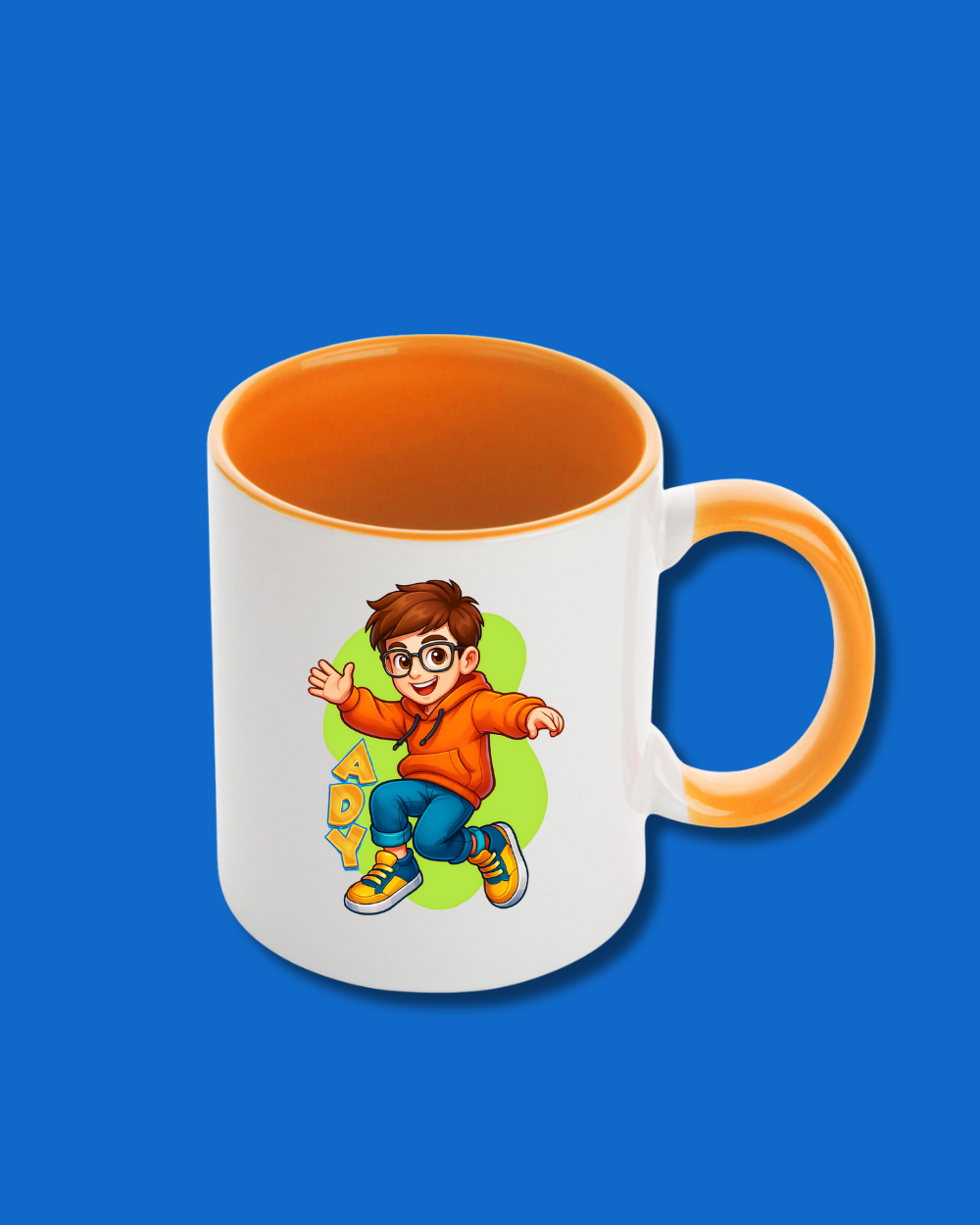 Cană Orange Blue | "Ady"