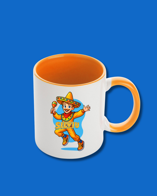 Cană Orange Blue | "Don Silvio"