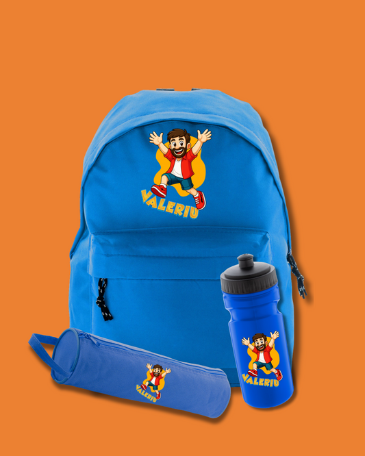 Set Back To School Orange Blue | "Valeriu"