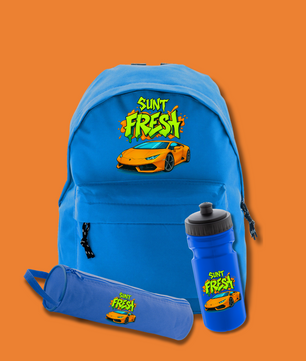 Set Back To School Orange Blue | 