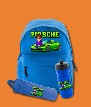 Set Back To School Orange Blue | 