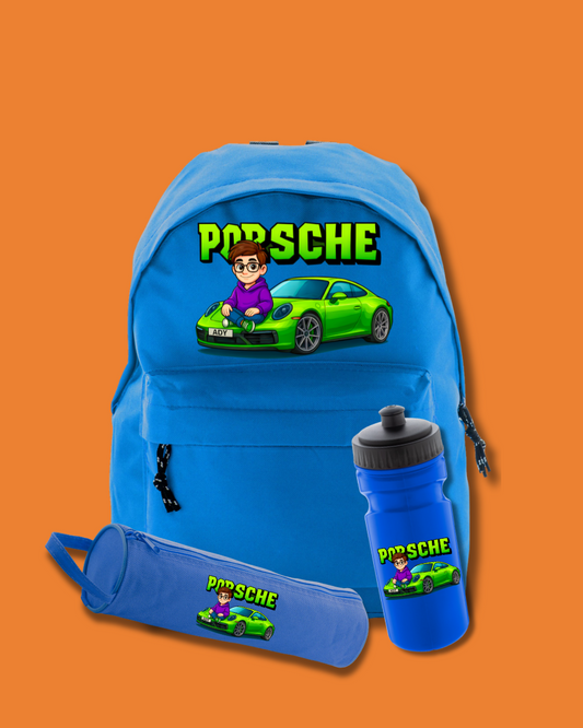 Set Back To School Orange Blue | "Porsche"