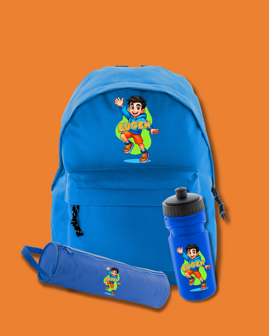 Set Back To School Orange Blue | "Eugen"