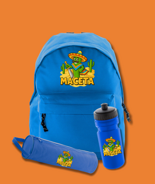 Set Back To School Orange Blue | 