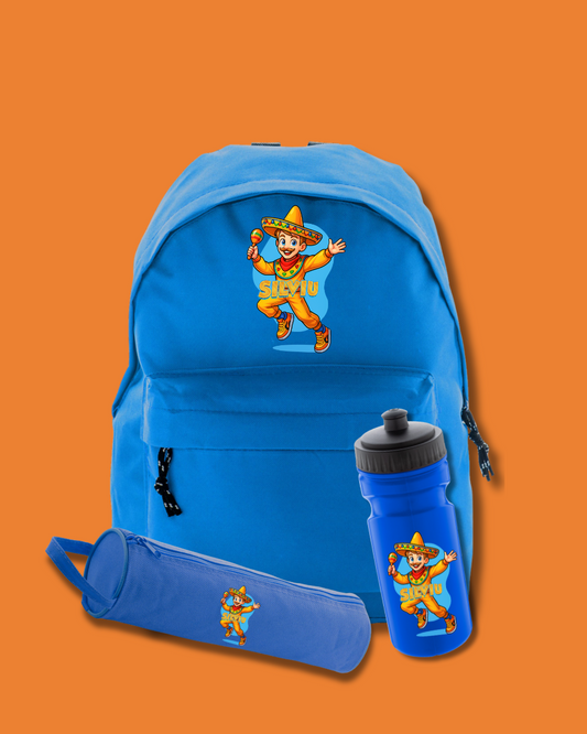 Set Back To School Orange Blue | "Don Silvio"