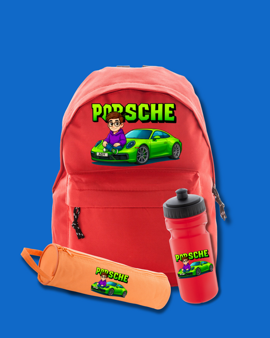 Set Back To School Orange Blue | "Porsche"