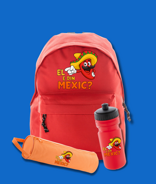Set Back To School Orange Blue | 