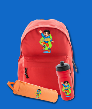 Set Back To School Orange Blue | 