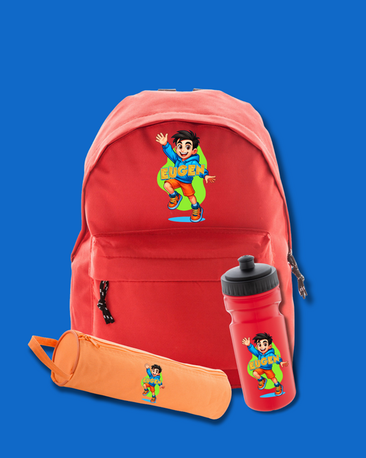 Set Back To School Orange Blue | "Eugen"