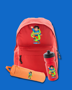 Set Back To School Orange Blue | "Eugen"