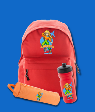 Set Back To School Orange Blue | 
