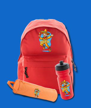 Set Back To School Orange Blue | 