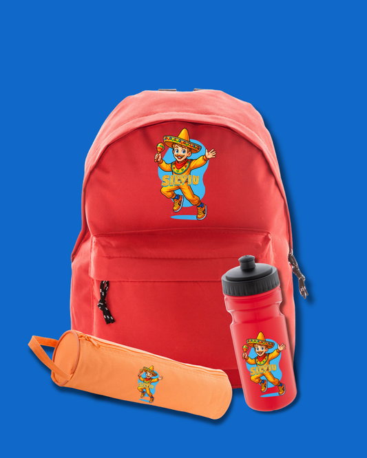Set Back To School Orange Blue | "Don Silvio"