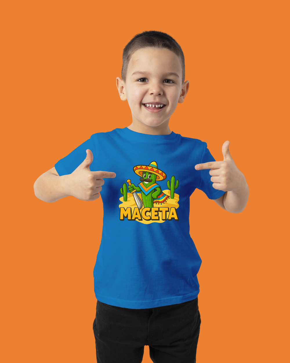 Tricou Oficial Orange Blue | "Maceta"