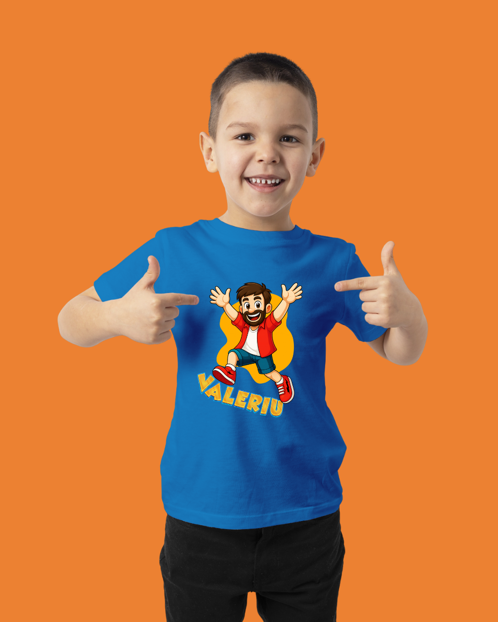 Tricou Oficial Orange Blue | "Valeriu"
