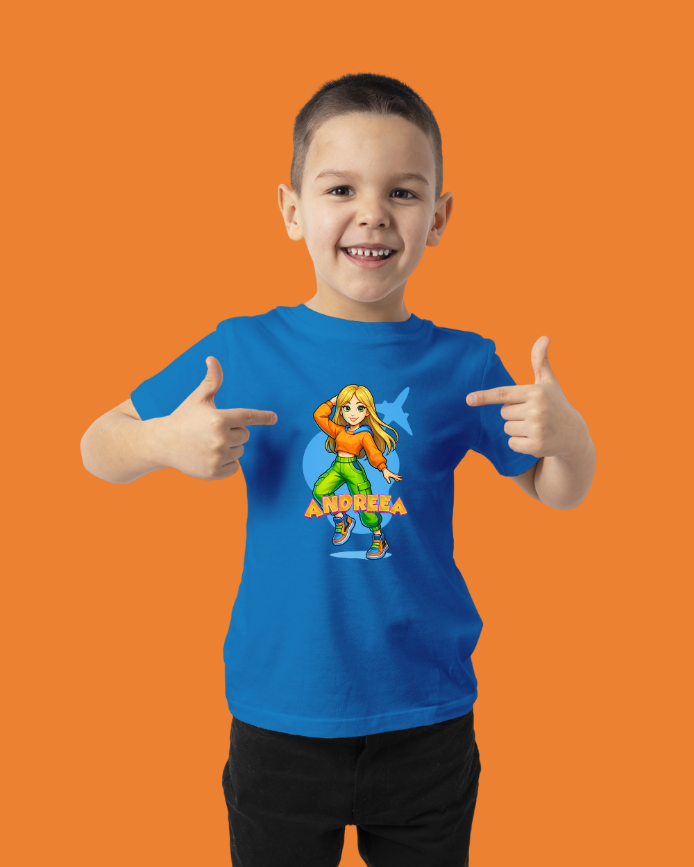 Tricou Oficial Orange Blue | "Andreea"
