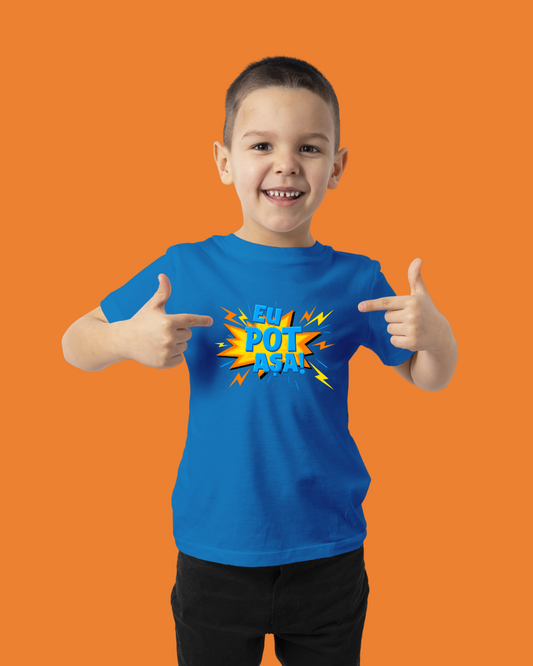 Tricou Oficial Orange Blue | "Eu pot așa"