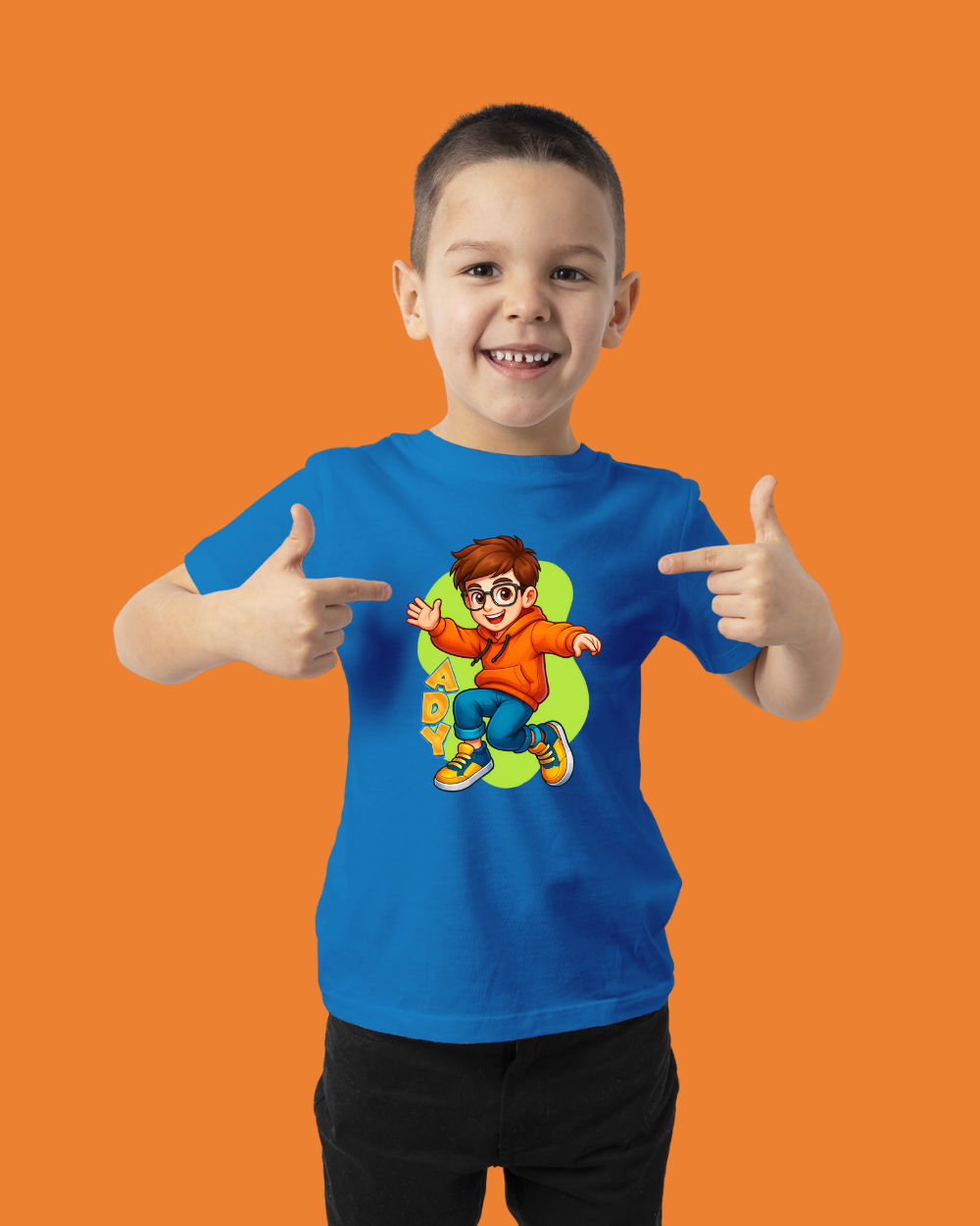 Tricou Oficial Orange Blue | "Ady"