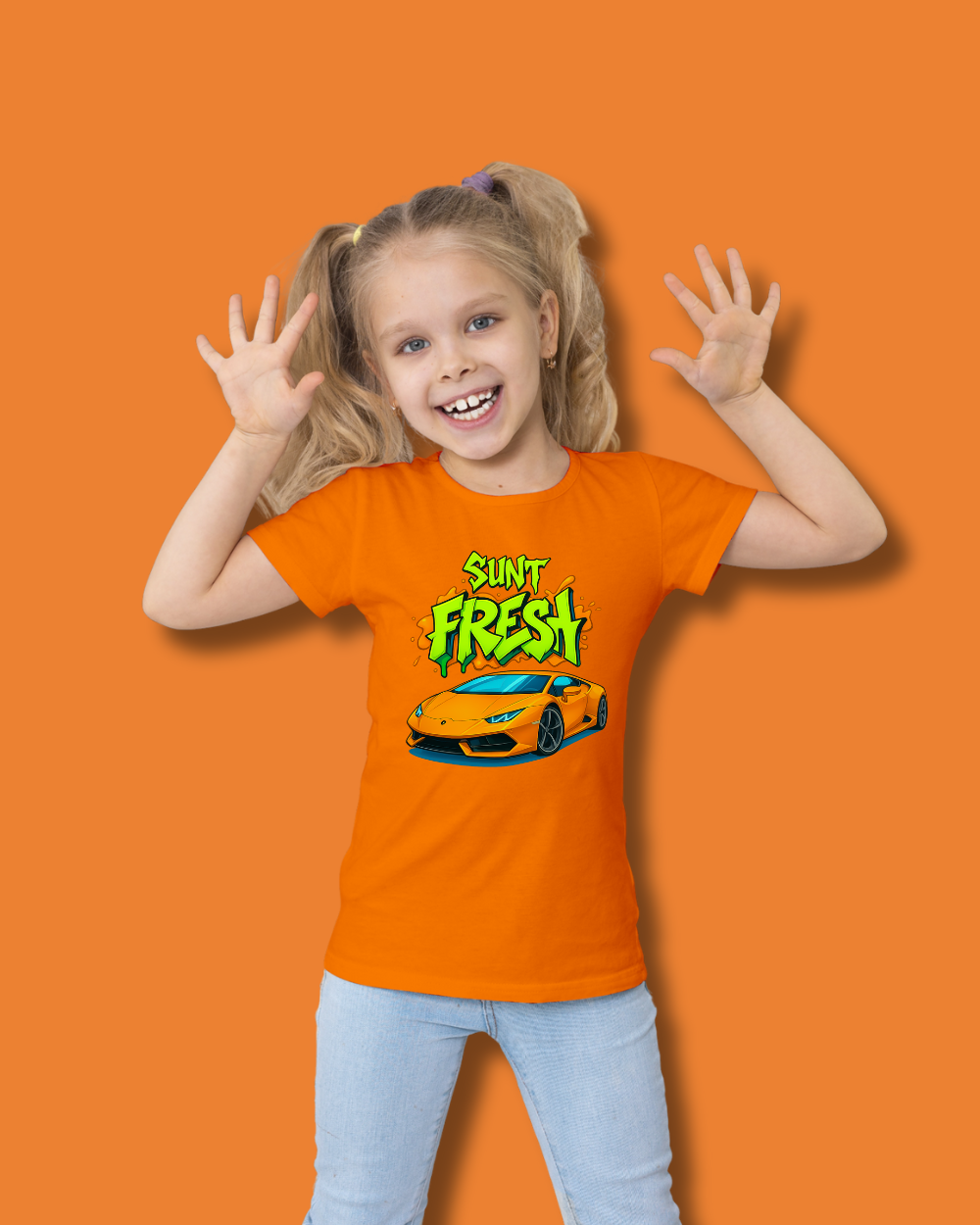 Tricou Oficial Orange Blue | "Sunt Fresh"