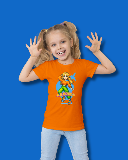 Tricou Oficial Orange Blue | "Andreea"