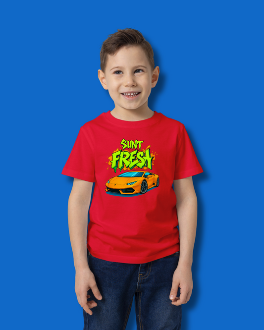 Tricou Oficial Orange Blue | "Sunt Fresh"