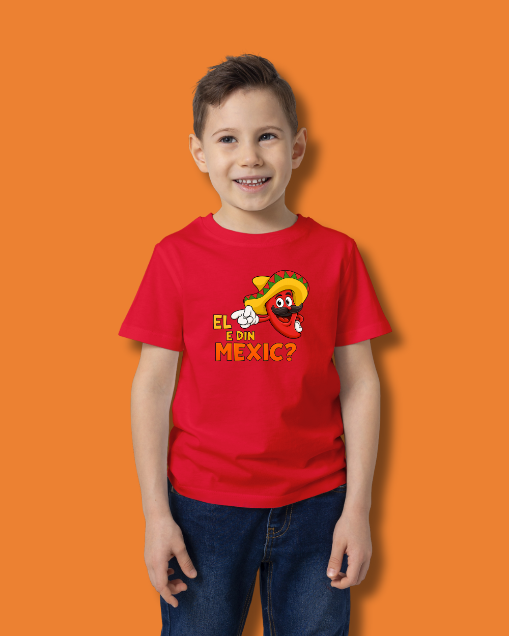 Tricou Oficial Orange Blue | "El e din Mexic?"