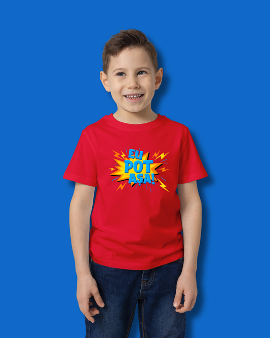 Tricou Oficial Orange Blue | "Eu pot așa"