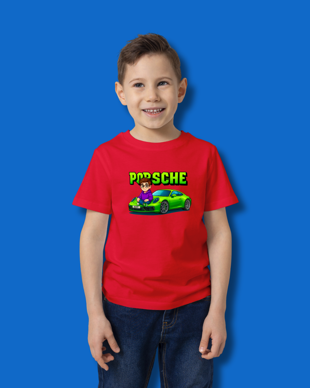 Tricou Oficial Orange Blue | "Porsche"