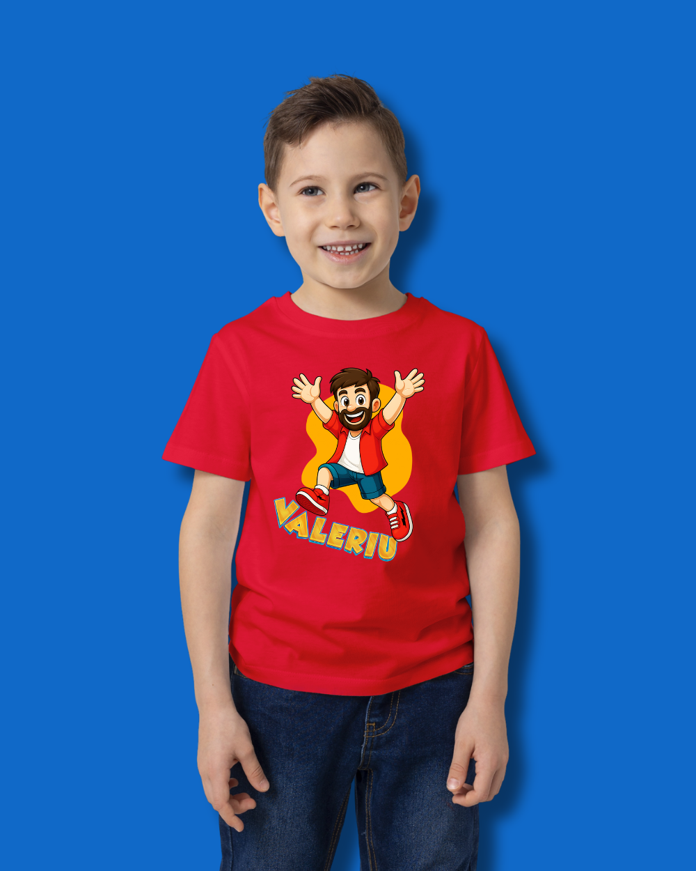 Tricou Oficial Orange Blue | "Valeriu"