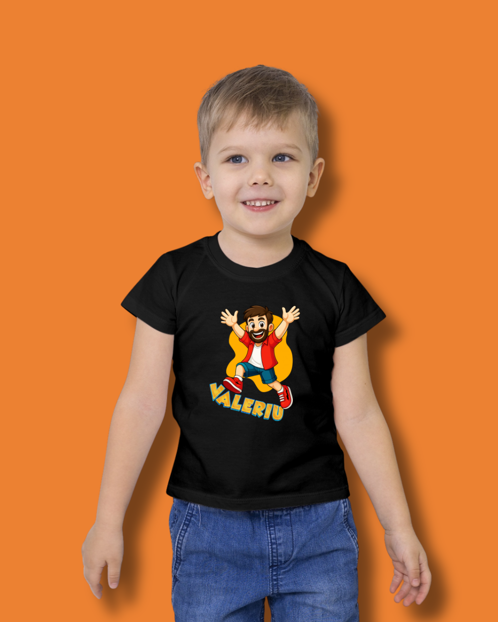 Tricou Oficial Orange Blue | "Valeriu"