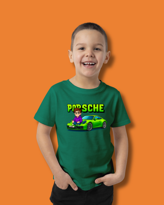 Tricou Oficial Orange Blue | "Porsche"